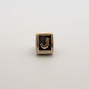 Pandora Sterling Silver Letter “J” charm